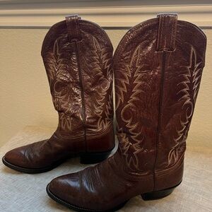 Vintage Women brown Nocona leather western boots